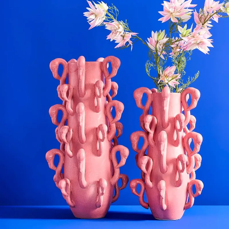Vase Pinky flamingo 39 cm