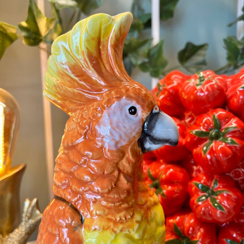 Parrot vase oransje