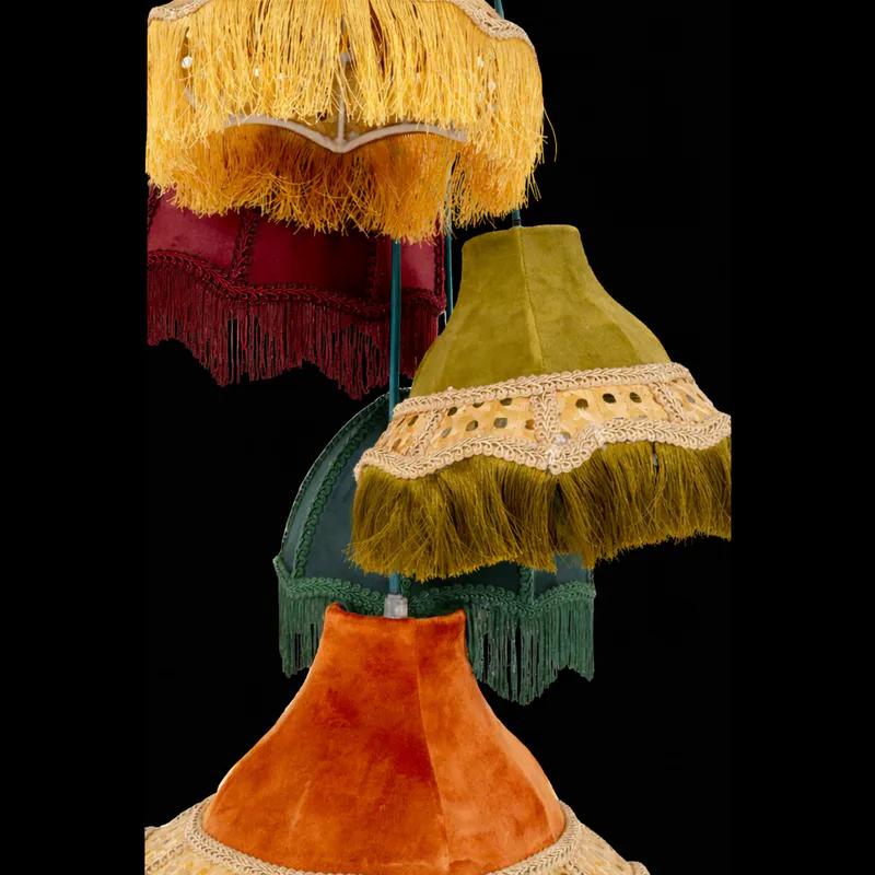 Saloon Fringes 10 taklampe