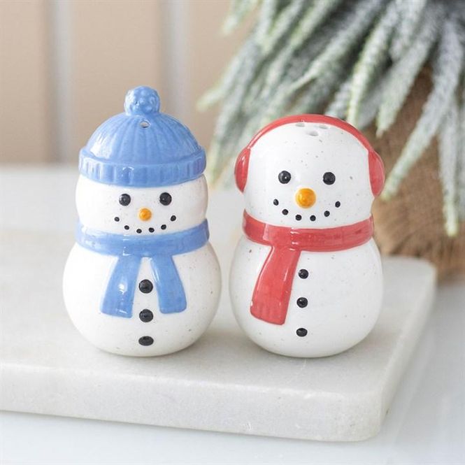 Hovedbilde Winter Snowmen Christmas salt og peppersett