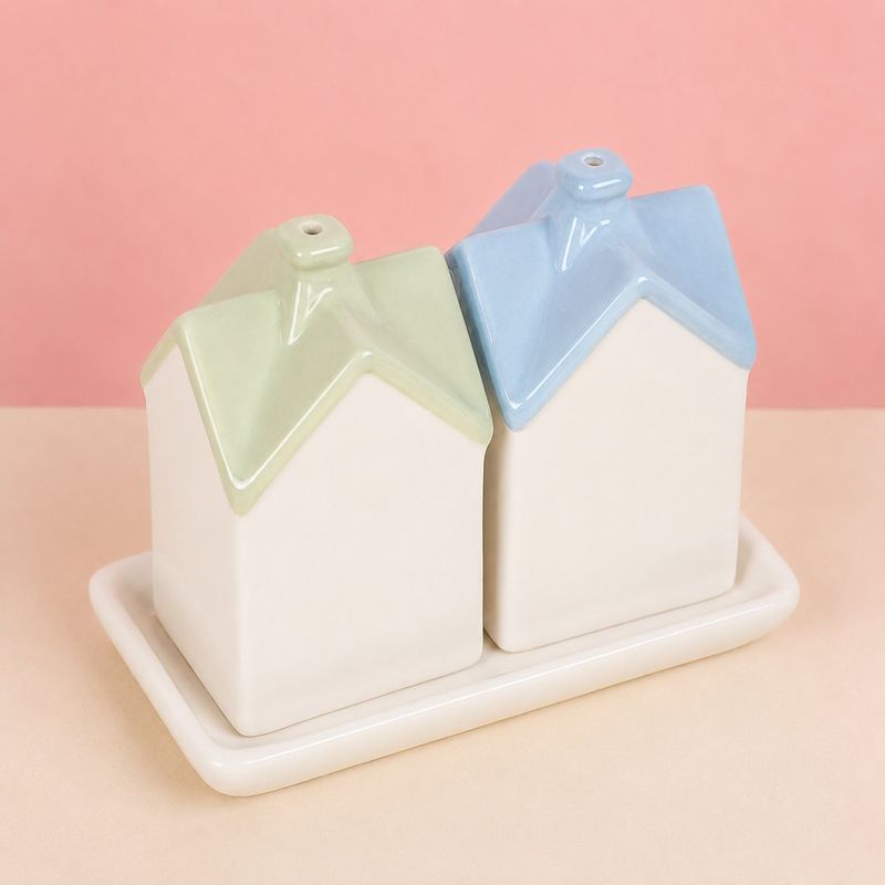 Pastellhus Salt og Pepper Sett