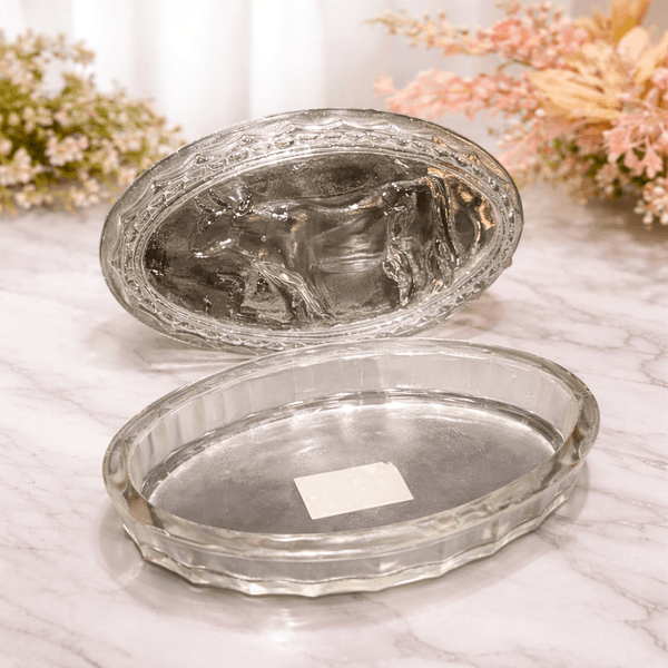 Hovedbilde Smørskål i glass Vache