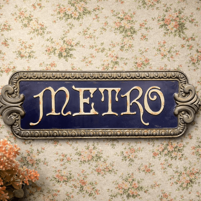 Hovedbilde Fransk skilt art noveau 