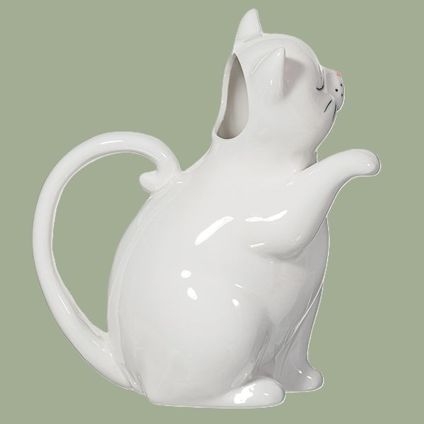 Hovedbilde Katt vannkanne i porselen