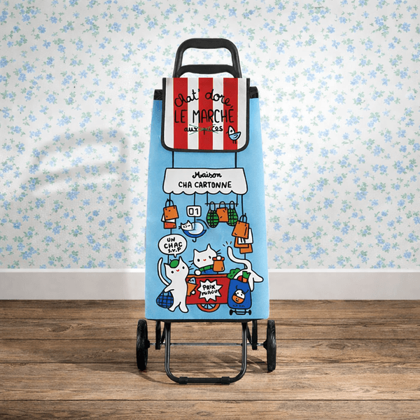Hovedbilde Sammenleggbar trillebag  Chat' dore le marché 