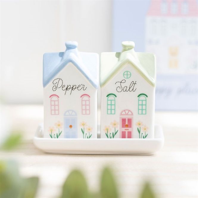 Hovedbilde Pastellhus Salt og Pepper Sett