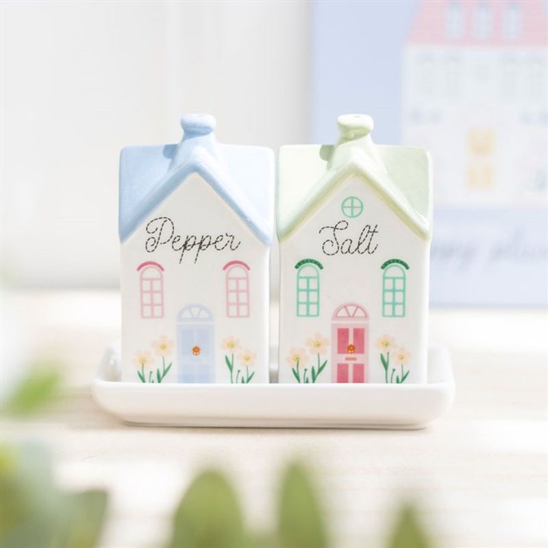Pastellhus Salt og Pepper Sett